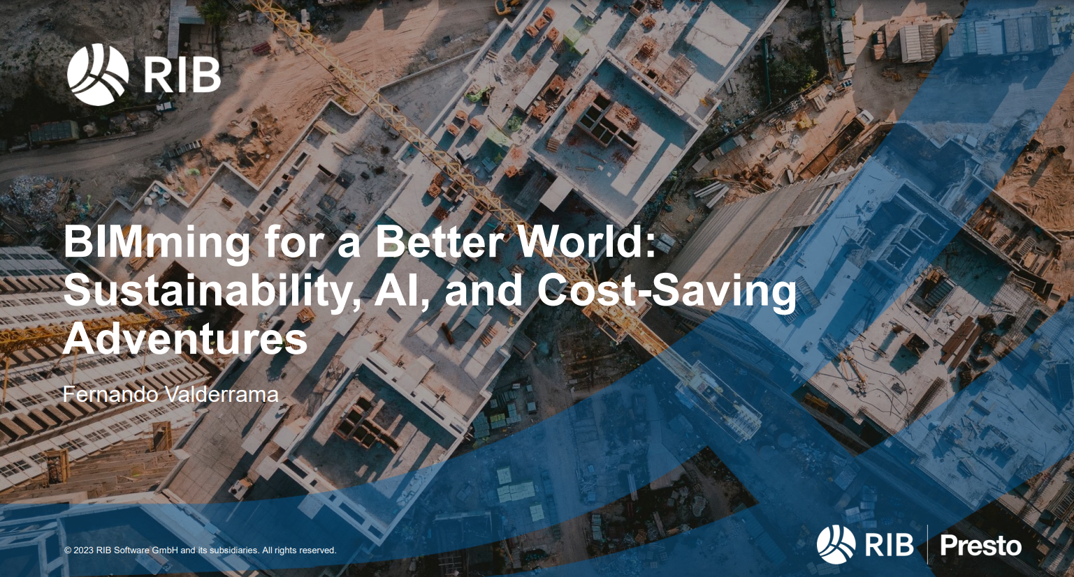 BIMming for a Better World: Sustainability, AI, and Cost-Saving Adventures