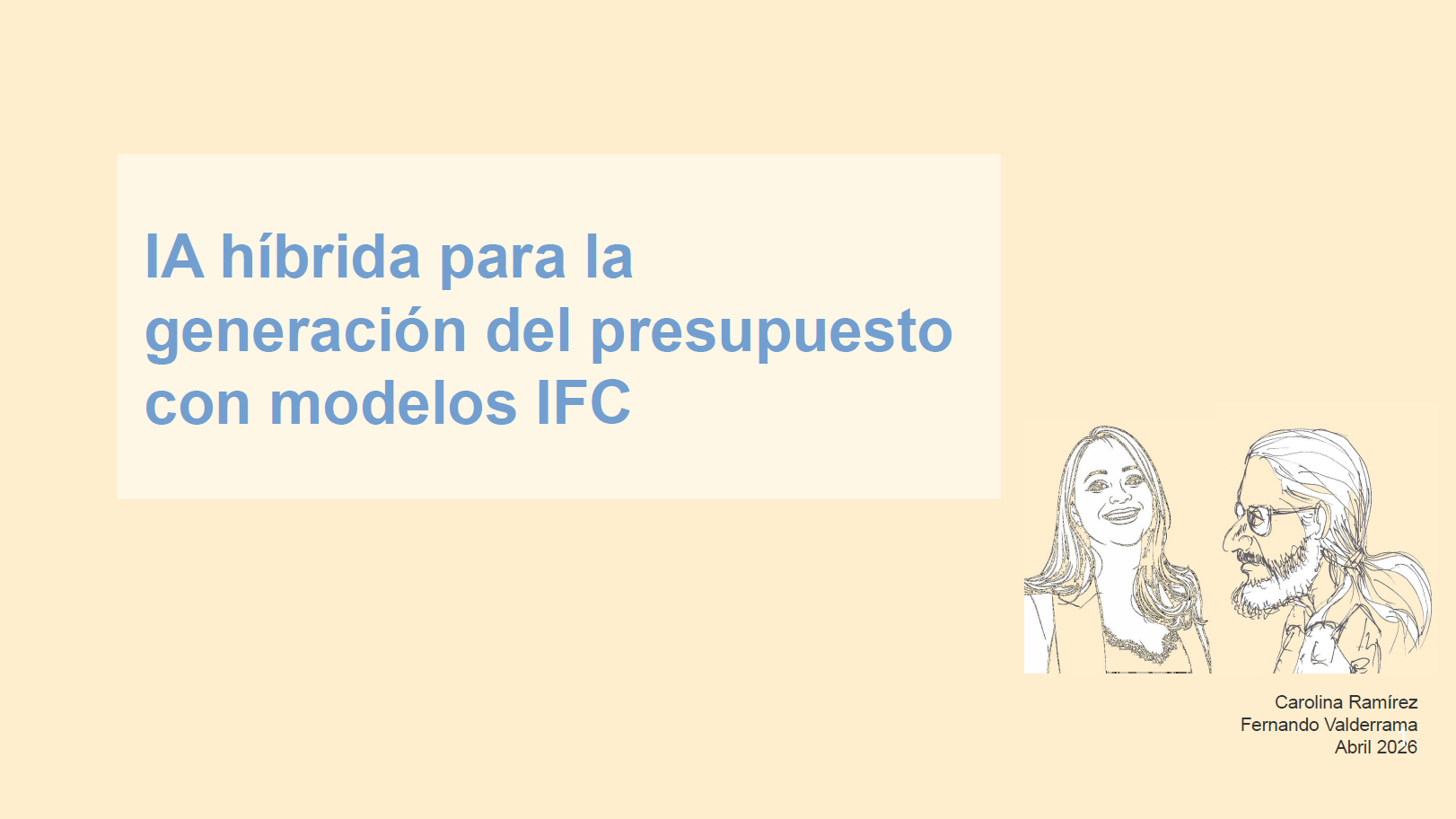 IA híbrida para la generación del presupuesto con modelos IFC